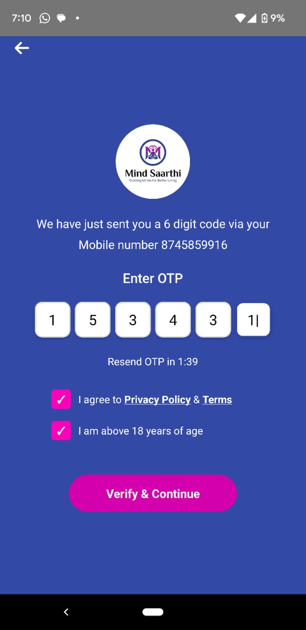 OTP Verification